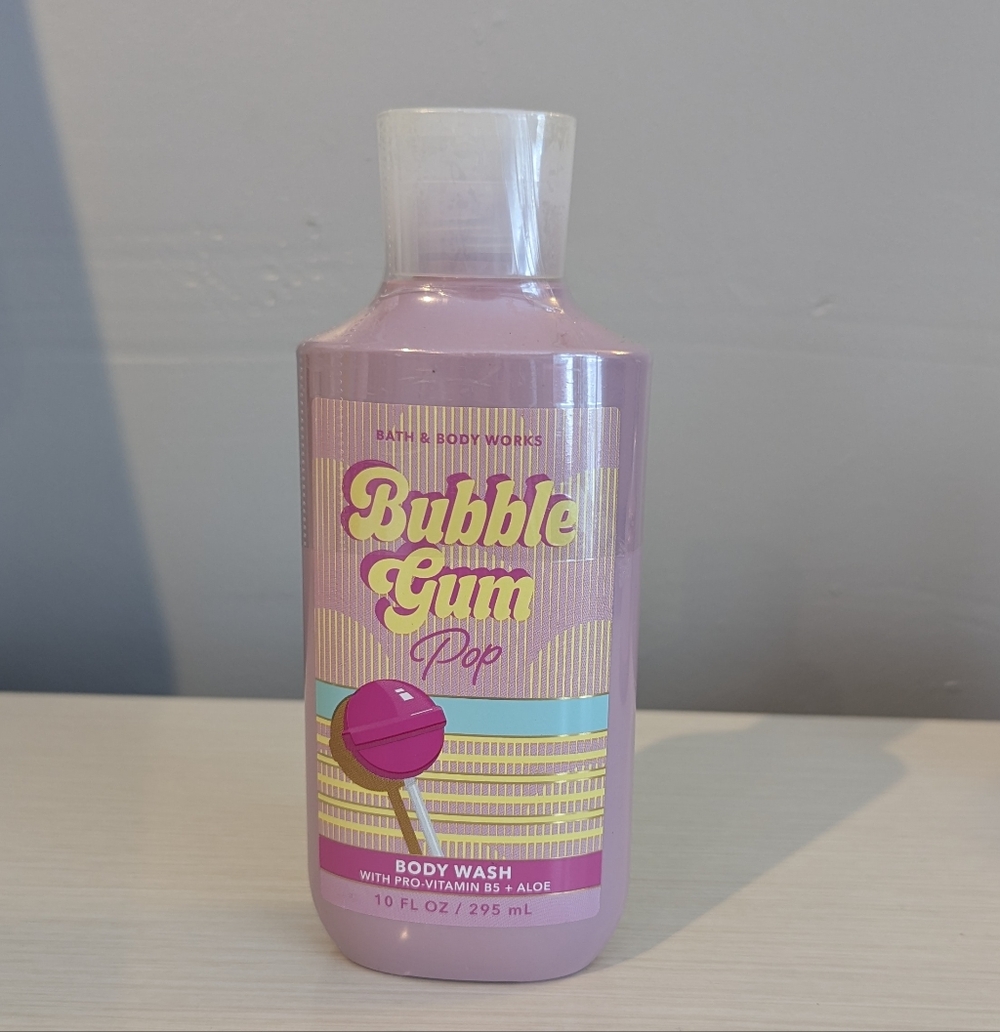 Bath & Body Works Bubble Gum Pop Pink Body Wash